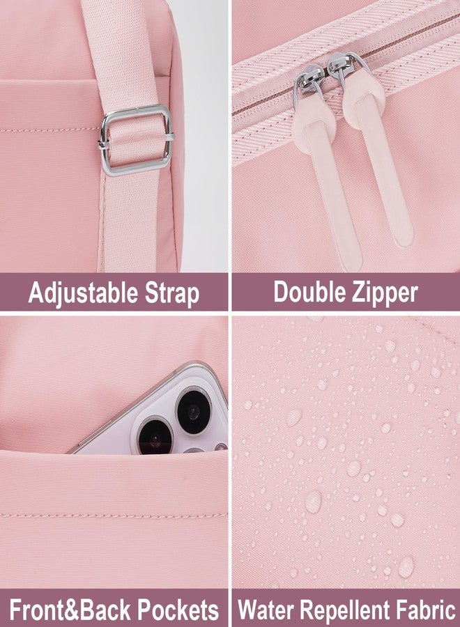 ANKICK Mini Gym Bag Small Duffle Bags Tote for Women Pink Workout Bag Lightweight for Weekender Travel Sports Yoga Fitness - Image 4